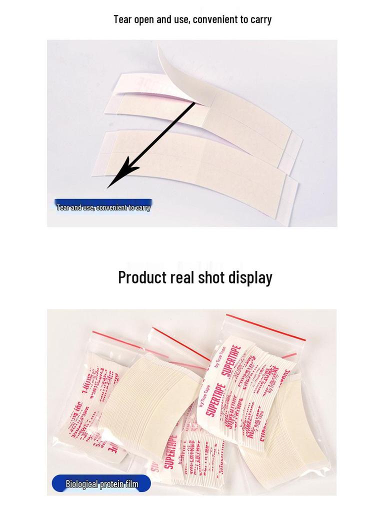 Waterproof Double-Sided Wig Tape for Lace Toupees - Sweatproof Adhesive for Men & Women