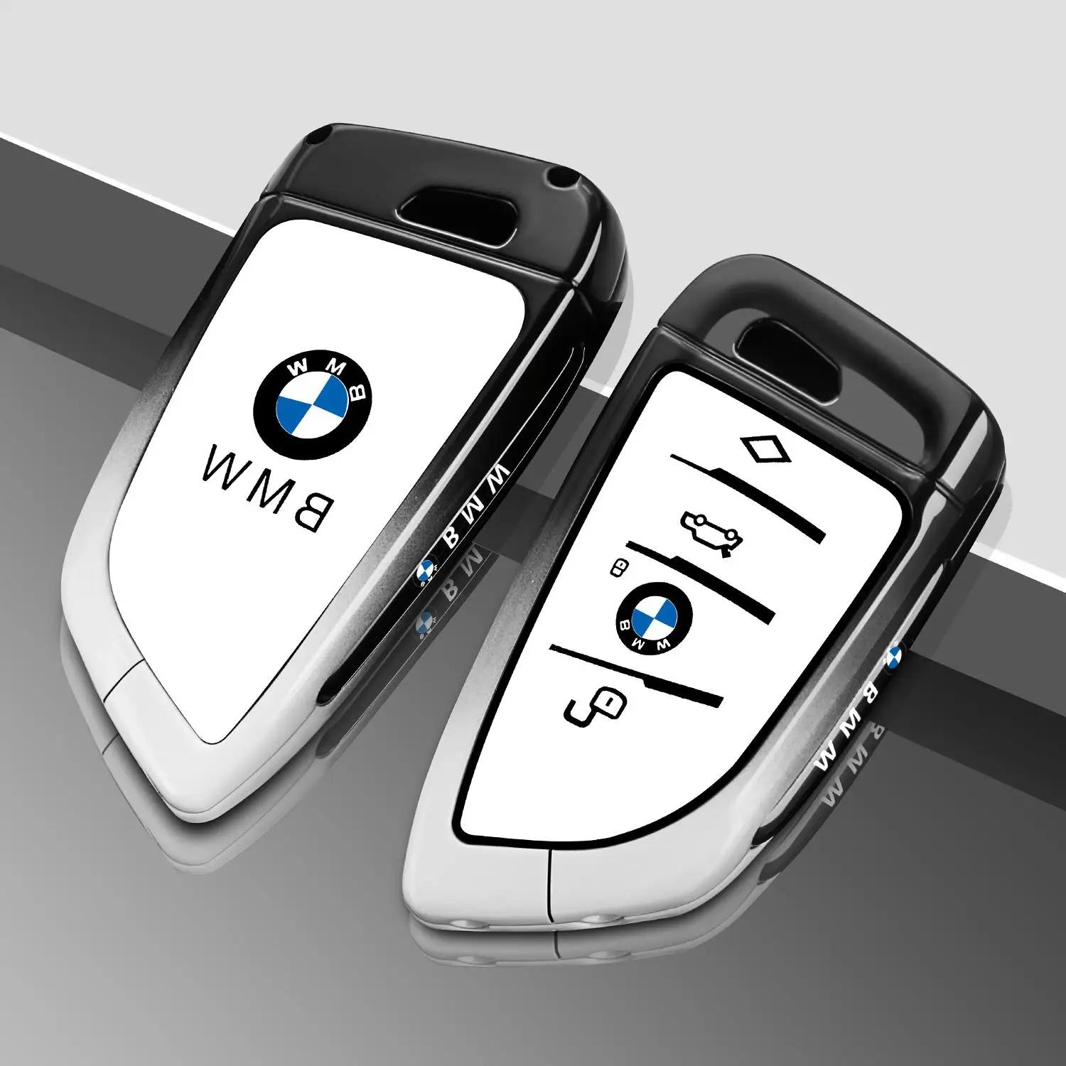 

Car Key Case Cover Key Bag For BMW F20 G20 G30 X1 X3 X4 X5 G05 X6 Accessories Car-Styling Holder Shell Keychain Protection