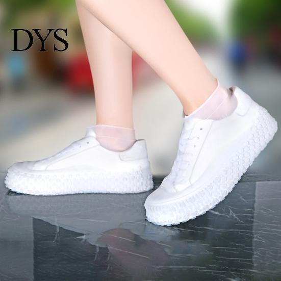 Silicone Shoe Protector 1 Pair Waterproof Rain Cover Non-Slip Reusable Overshoes Men Women Travel Outdoor Rain-proof Boot Shoes Guard