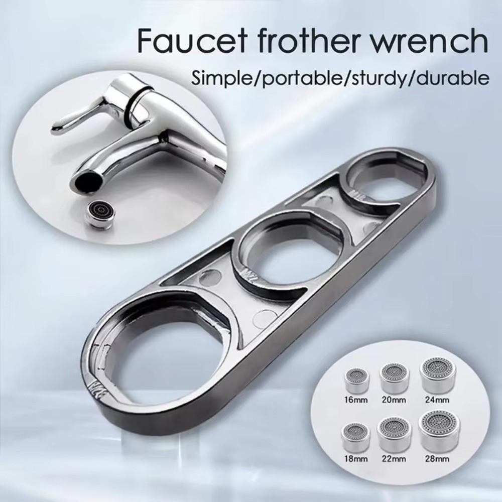1/2Pcs Universal Fit Faucet Bubbler Wrench Alloy Aerator Key Wrench  Kitchen Faucet Maintenance