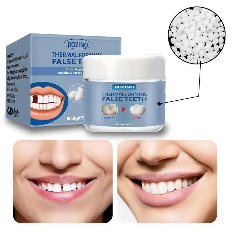 Moldable False Teeth, Tooth Repair Granules, Tooth Beads, Temporary Filling for Rooth, Broken Tooth Repair Kit, Thermal Fit 2027