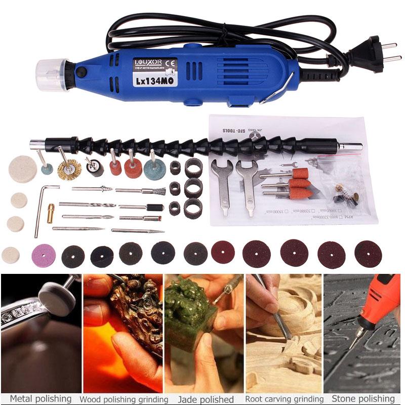 Buy 220V 180W Mini Electric Grinder Rotary Hand Variable Speed Power ...