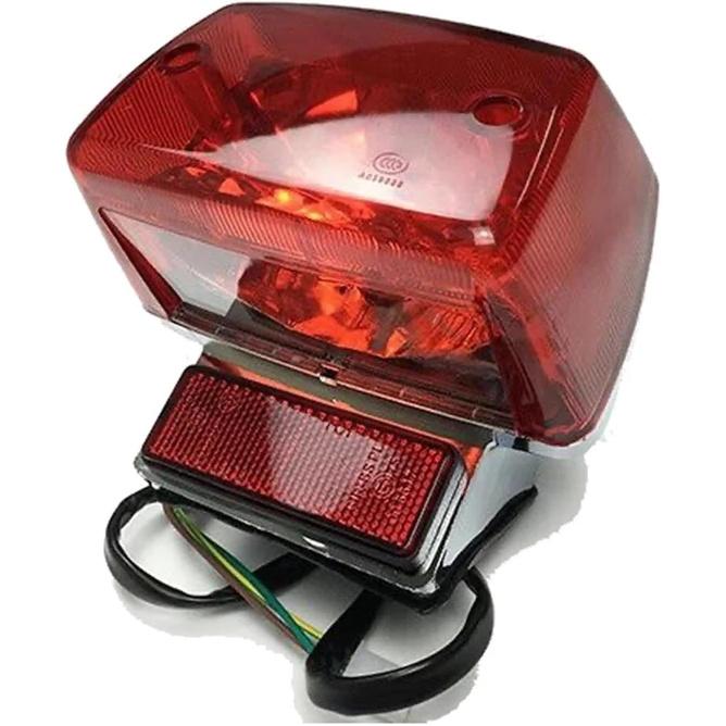 VrAre Motorbike Tail Light Motorcycle Tail Light for Suzuki for Haojue GN125F GN125-2A HJ125-8 GN150 Rear Brake Stop Lamp Red Lens Taillight