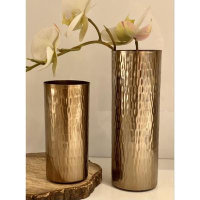 Metal Flower Vase for Home Decor and Living Room Vintage