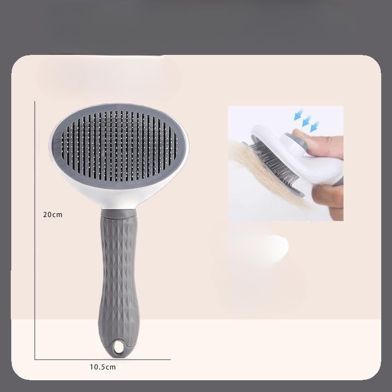 

Расческа для удаления шерсти у собак, расческа для кошачьей шерсти, очиститель для шерсти собак, чтобы плавать, расческа для пушистой ванны, товары для домашних животных Gray hair removal comb