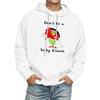 Men's Print Hooded Sweatshirt Long-Sleeve Casual Pullover Hoodie Hooded Sweatshirt