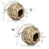 Hand Woven Grass Bird Nest Decorative Hummingbird Birdhouse Hanging Hummingbird Nest House  Outdoor