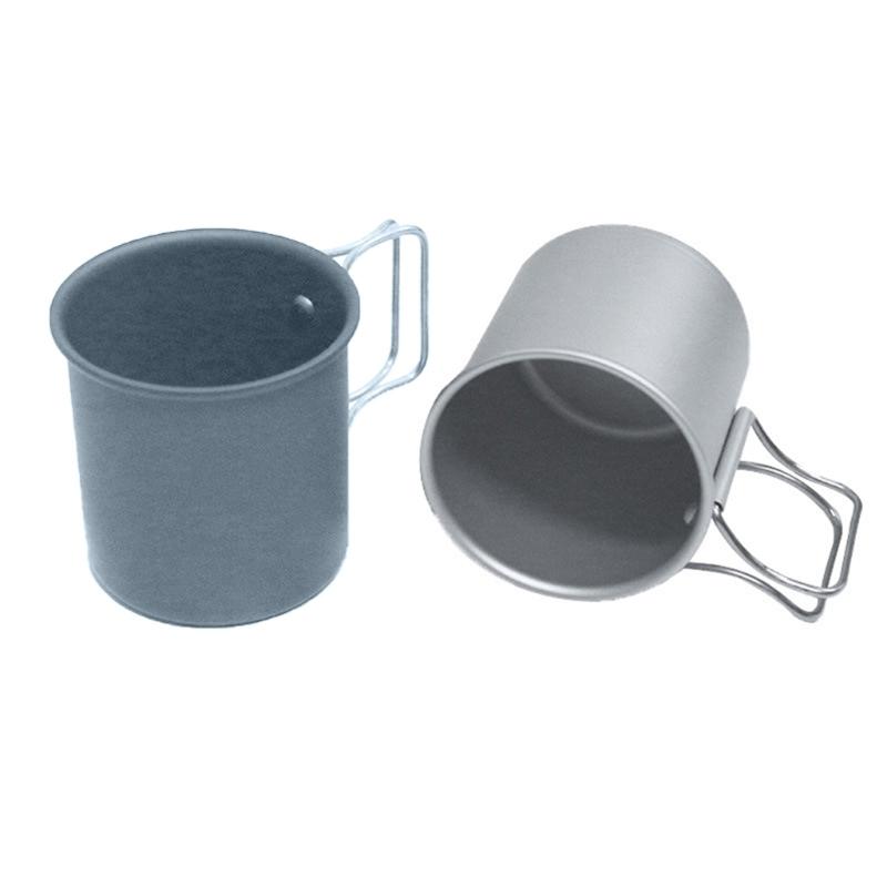 Durability Aluminum Alloys Cup Travelling Hand Brewed Coffees Cup Climbing Cup for Camping Hiking and Picnics