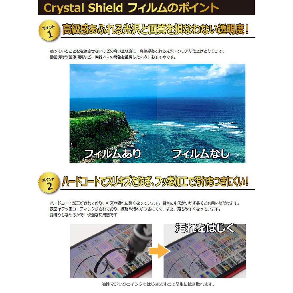 PDA Kobo Crystal Shield Screen Protector for Canon Made in Japan IXY650/IXY640/IXY630, Glossy,