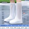 Unisex High-Top Waterproof Shoe Covers: Non-Slip, Thickened, Wear-Resistant, Sandproof & Snowproof Rain Boots.