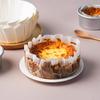 50Pcs/set Basque Oil Paper Tray Holder With Ruffled Edges 3.5/4/5/6/8Inch Non-stick Cheesecake Mousse Cake Wrappers