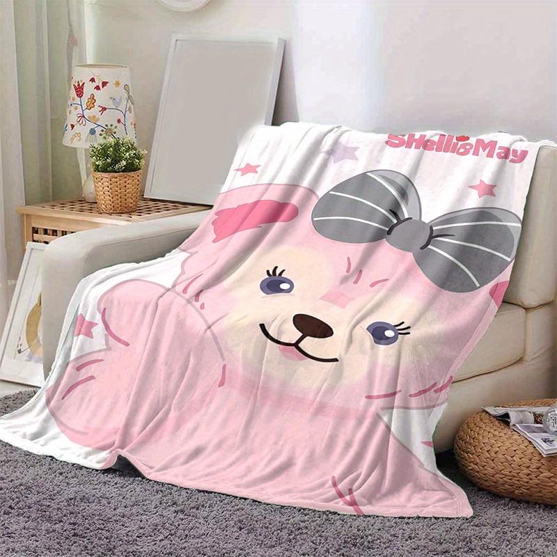 1pc, ShellieMay (2) Home Decor Blanket: A Cozy Flannel Throw for Bedroom, Living Room, Travel, Camping, Car