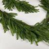 Artificial Norfolk Pine Garland-Greenery Wreath,  Plastic Hanging Decor for Table, Mantel, Wall, Indoor & Outdoor Christmas Deco