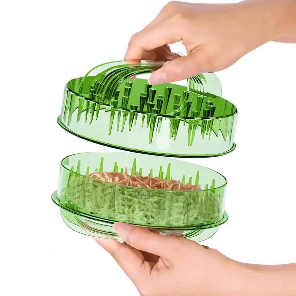 Stable Meat Shredder Meat Shredder Tool Ergonomic Chicken Shredder Tool with Transparent Lid Anti-slip Base Heat for Beef