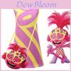 Poppy-Cosplay-Kostüm aus Trolls für Mädchen aus bequemem, weichem Stoff in leuchtendem Pink