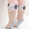 New Cotton Socks For Girls Rainbow Dot Short Style Anti-Slip Cartoon Children's Sock Boys Soft Infant Baby Socken High Quality