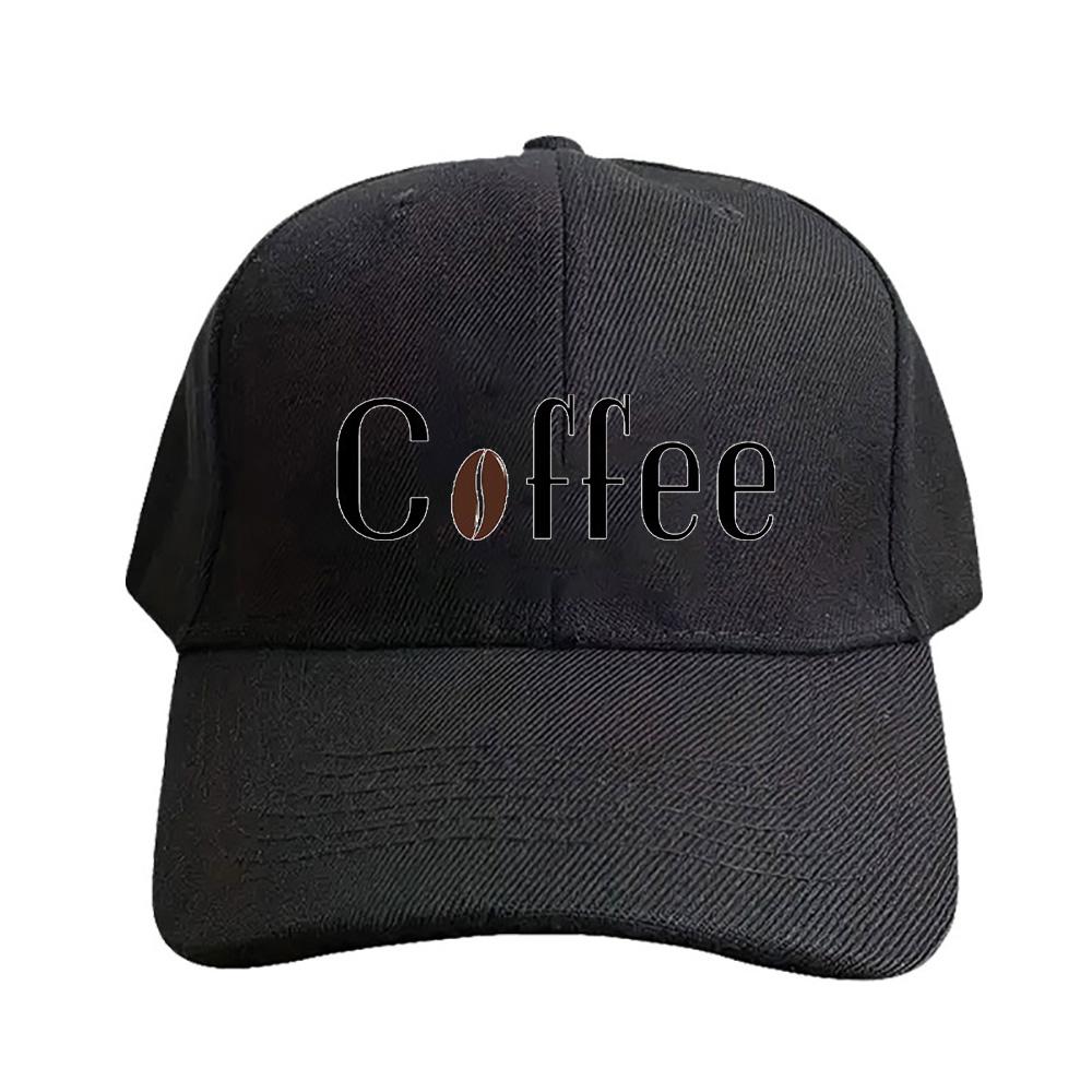 Coffee Bean Lover Caps Summer Adult Baseball Cap Adjustable with Curved Brim Duckbill Hat Protection Sun Hats