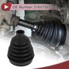 HEROFFIX 1 Set CV Joint Boot Kit for BMW X5 2000-2006 Outer Constant Velocity Joint Boot W/Clamp #31607565316 Black Rubber