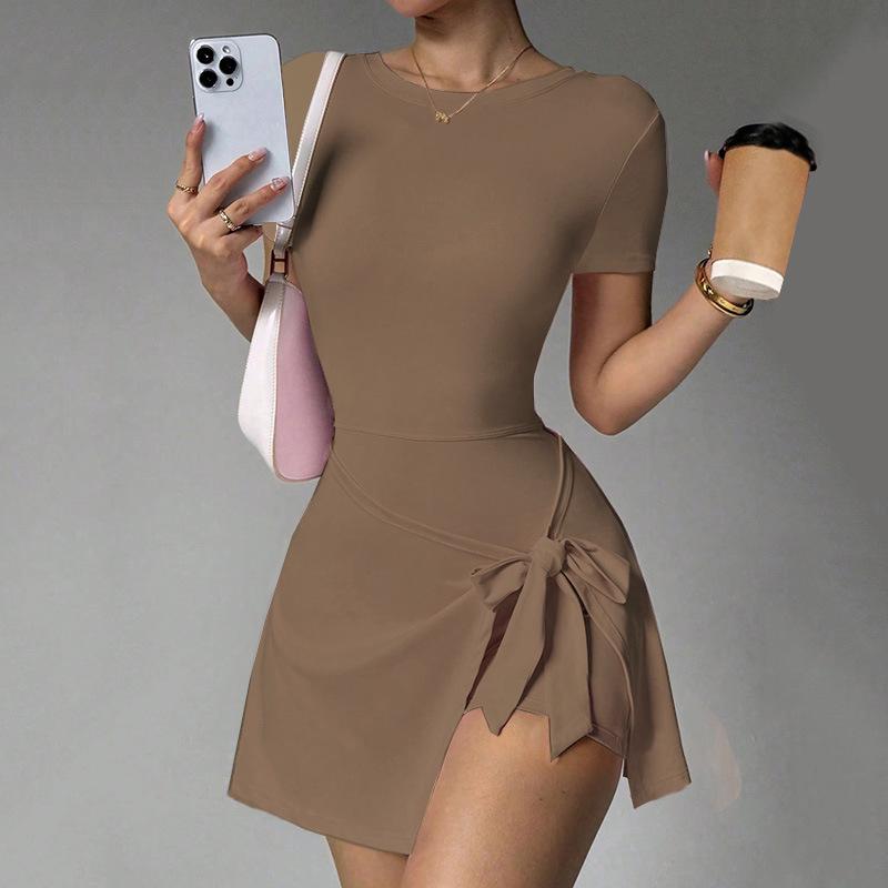 Women's Casual Yoga & Sports Skirt - Spring/Summer Beautiful Back Two-Piece for Golf & Tennis
