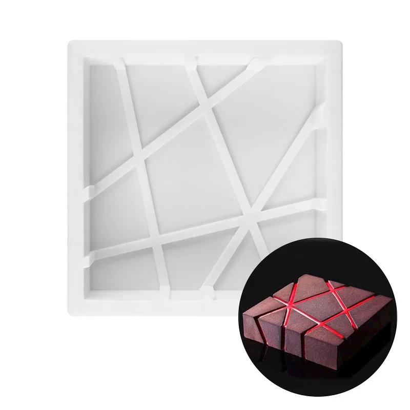 5 Style Silicone Cake Molds Pastry Bakeware Set Non-Stick Mousse Mould Party Dessert Baking Brownie Pan Homemade Desserts Tools