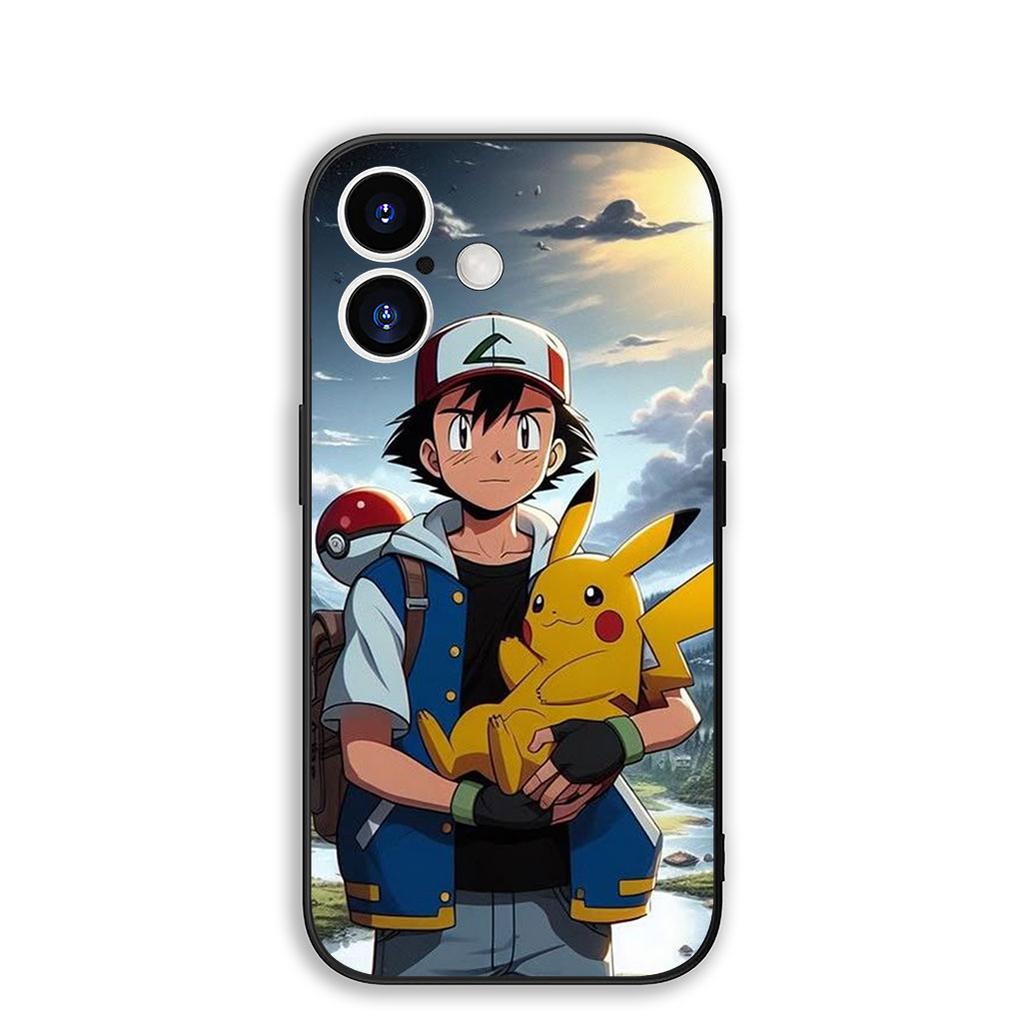for Motorola Moto G86 G57 G67 G24 G15 G54 Power G13 G14 G34 G35 G45 G60 G53 G55 G64 G75 G72 Case P-Pokemons GO Gengar P-Pikachus