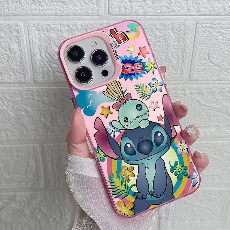 Stitch Is Suitable for Apple 17Promax Mobile Phone Case, Personalized Vitality Case iPhone16/15ins14, Europe and America 13.