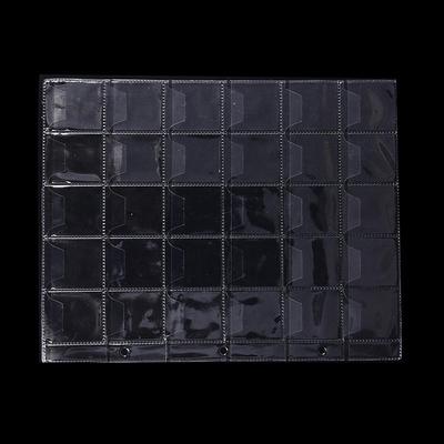 10 Sidor 30 Fickor Plastmyntsamlare Förvaring Samling Pengar Albumfodral,