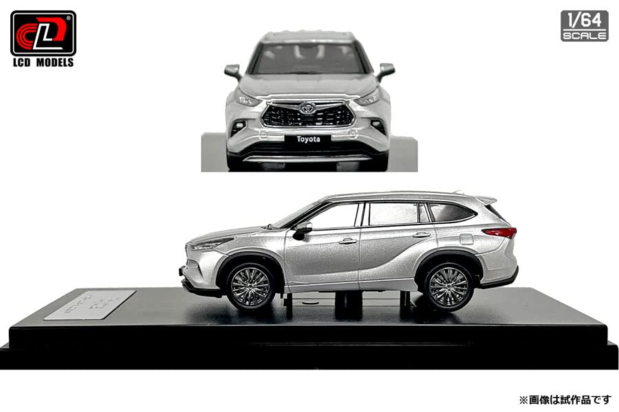 INTERALLIED LCD MODELS Toyota Highlander Silver Finished Product 1/64