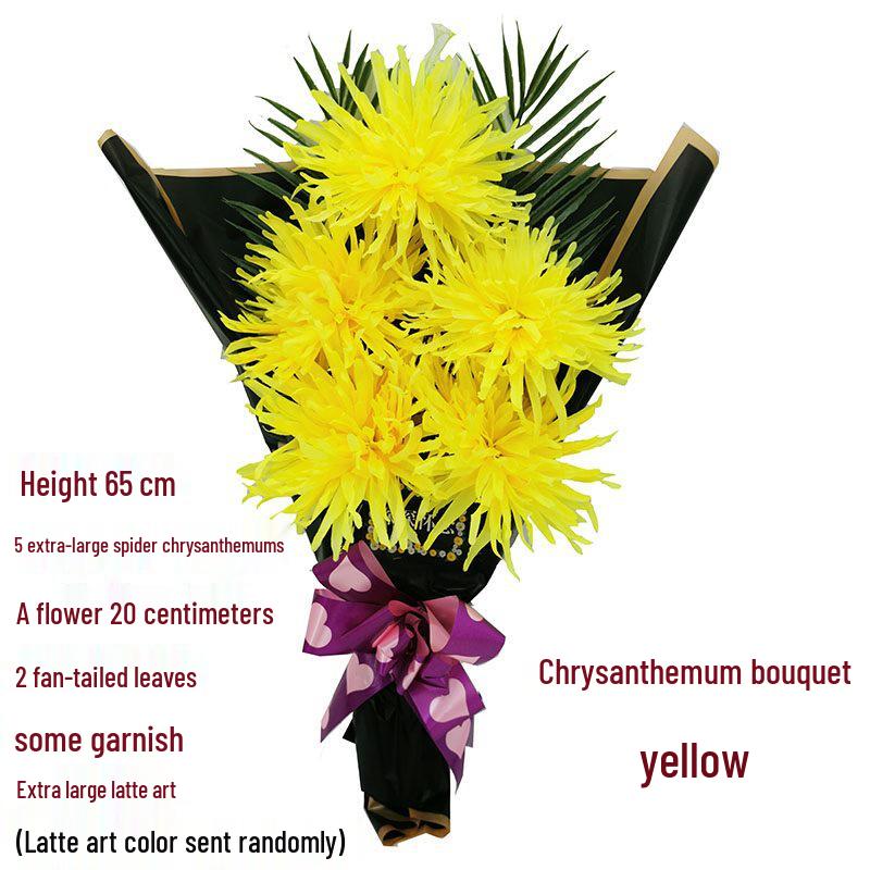 Qingming Chrysanthemenstrauß: Seidenblumen (künstlich) für das Gräberfegen und Friedhofsgedenken