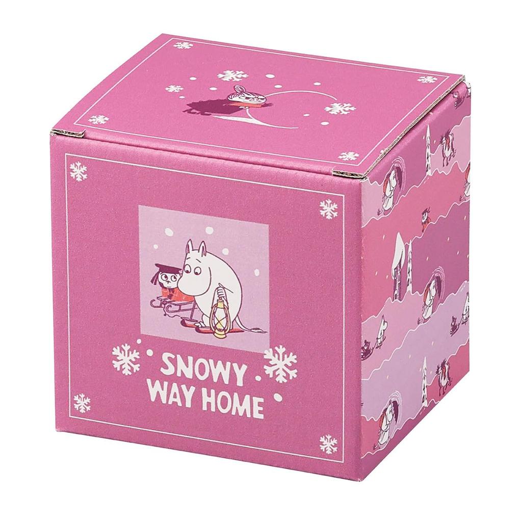 Yamaka Shoten MOOMIN Snowy Way Home Mug, 300ml, Diameter: Approx. 9x9cm, Blue, Moomin Gift for Women, Birthday Gift, Tableware, MM12001-11