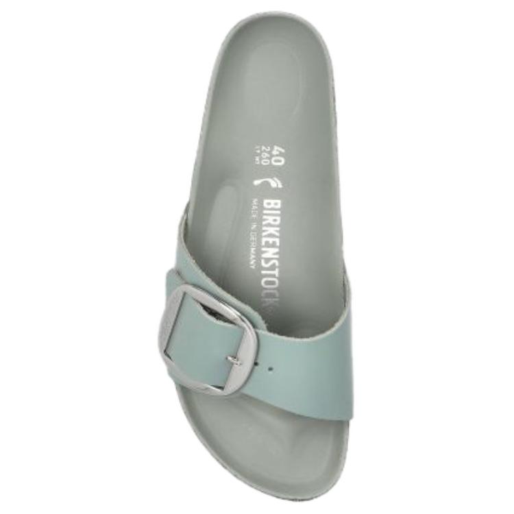 Birkenstock Madrid Big Buckle Rubber Abrasion Resistant Abrasion Resistant Slide Slippers Women's Green 1031788