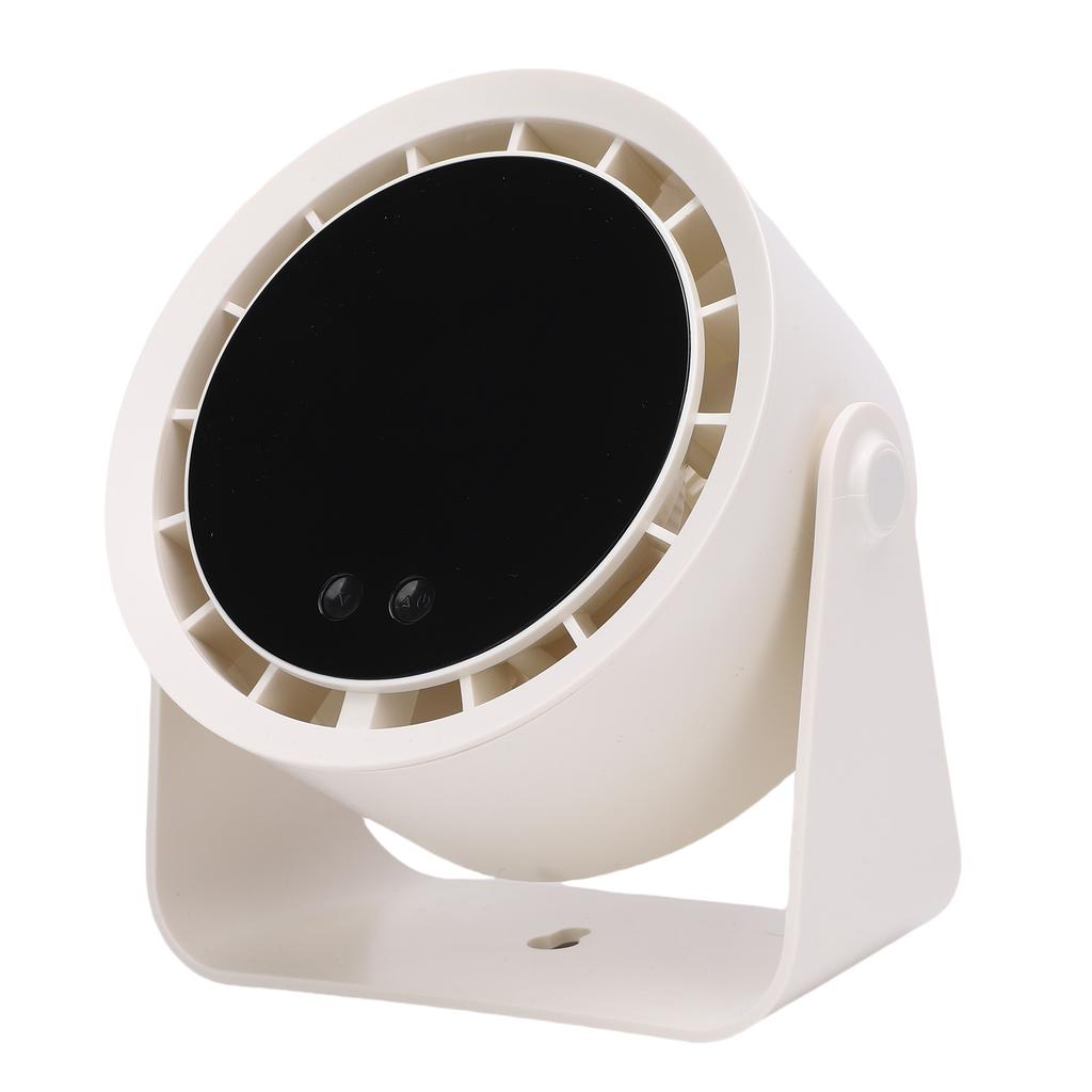 Small Desk Fan Flip Quiet Table Fan with 100 Speeds LED Digital Display Rechargeable Battery