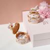 Valentine Gift Alloy Rocking Horse Jewelry Box Enamel Craft Decor Birthday Present