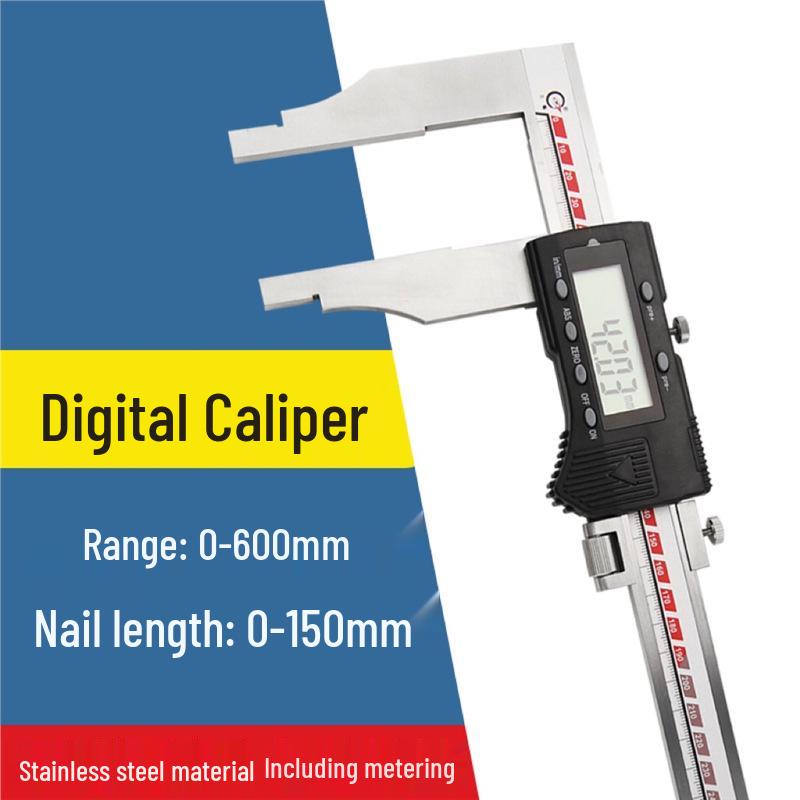 Sanlu High Precision Long Jaw Digital Caliper 0-500/600/1000mm