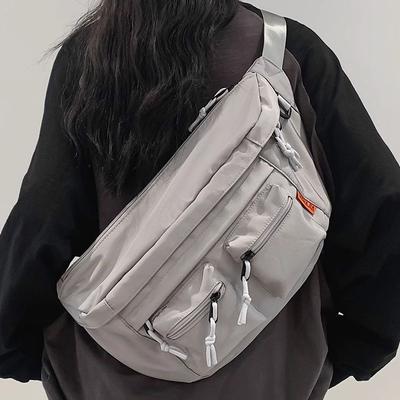 Trendy Brand Tooling Breast Bag Men's 2025 New Large-capacity Functional Sports Cycling Messenger Bag Women's Casual Shoulder Backpack