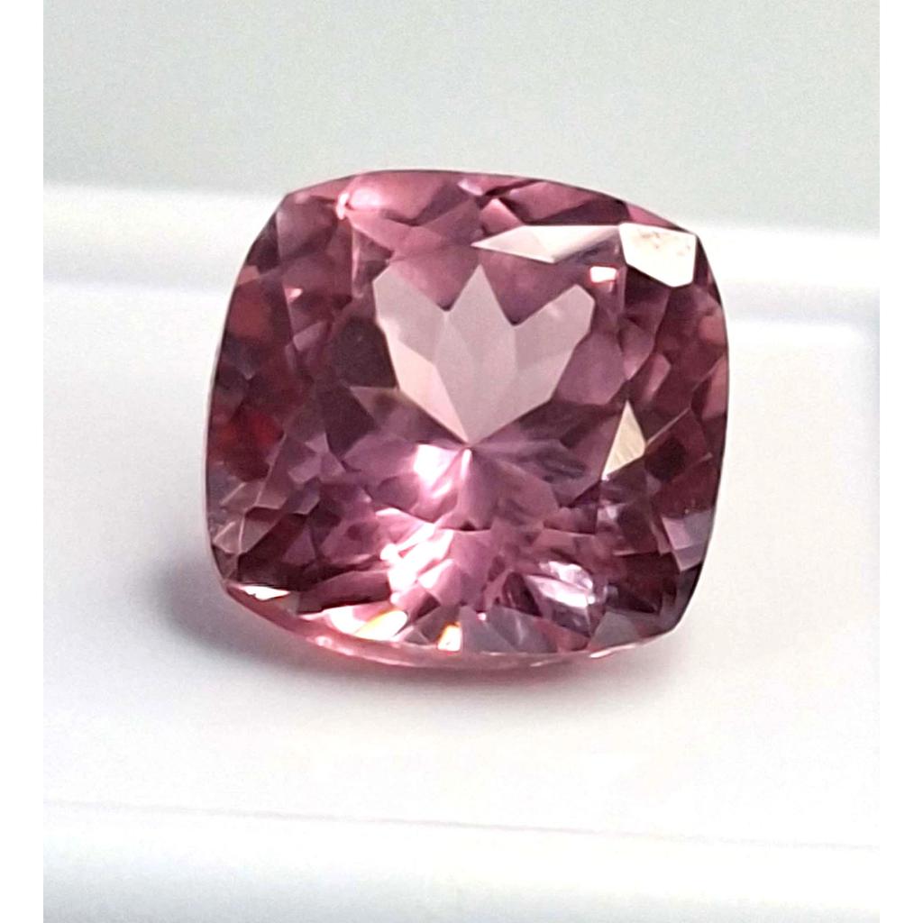 Cushion Cut Natural Pink Morganite 7-9 Ct Fabulous Certified Loose Gemstone