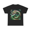 Unisex Adult T Shirt Dragon Scale Inspired Mosaic Japanese Artwork Mythical NEW