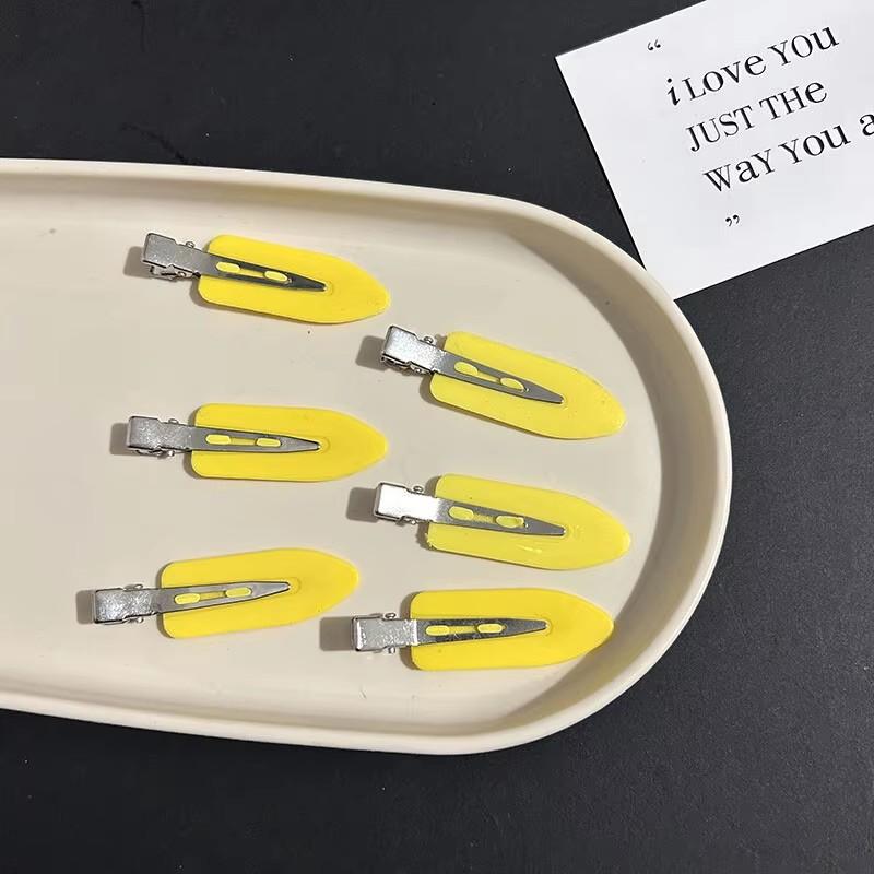 6 pièces/ensemble Épingles à cheveux simples sans couture pour coiffure Femmes Coréennes Carotte Géométrique Barrettes Pince à cheveux latérale Filles Accessoires pour cheveux Couvre-chef