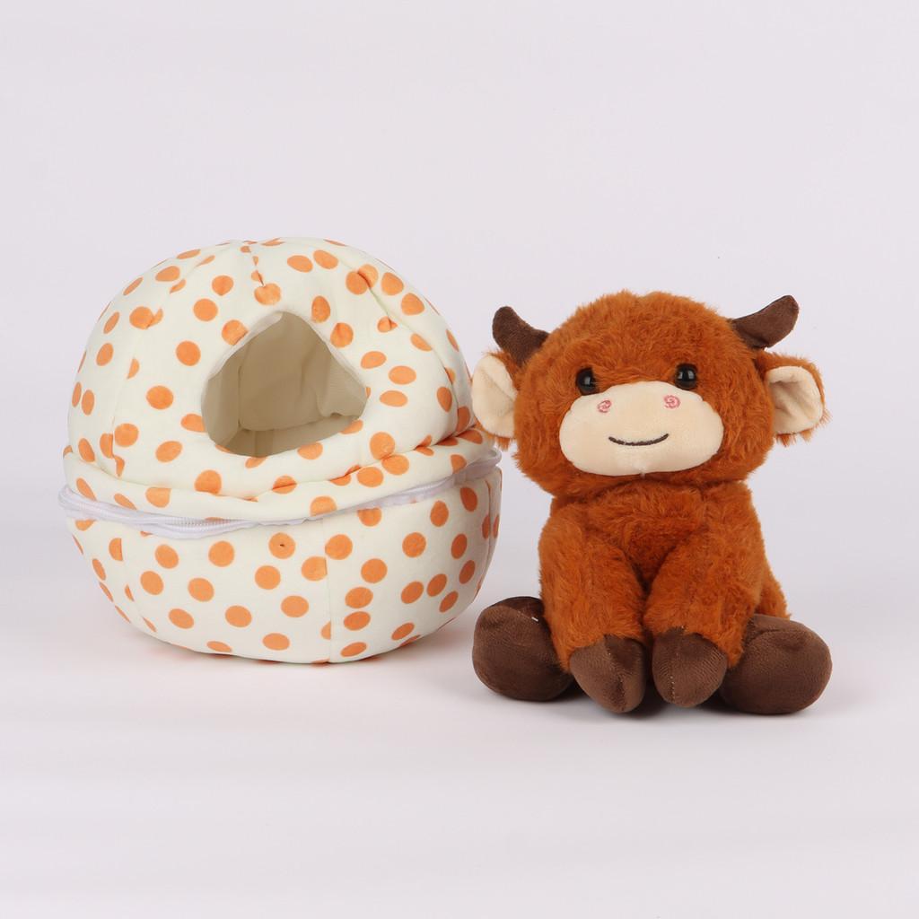 Raccoon Unicorn Yellow Duck Dinosaur Egg Plush Toy With Pp Cotton Filling For Kids And Collectors