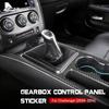 Soft Carbon Fiber Interior Sticker for Dodge Challenger 2008 2009 2010 2011 2012 2013 2014 Car Accessories Gear Shift Cover