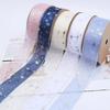 New Star Printed Starry Sky Ribbon 25mm Width DIY Gift Bouquet Wrap Ribbon Organza Festive Event Ribbon Cake Decoration