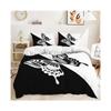Butterfly Pattern Three-Piece Digital Printing Quilt Set Suitable For Little Girls Bedroom Decoration Bedding