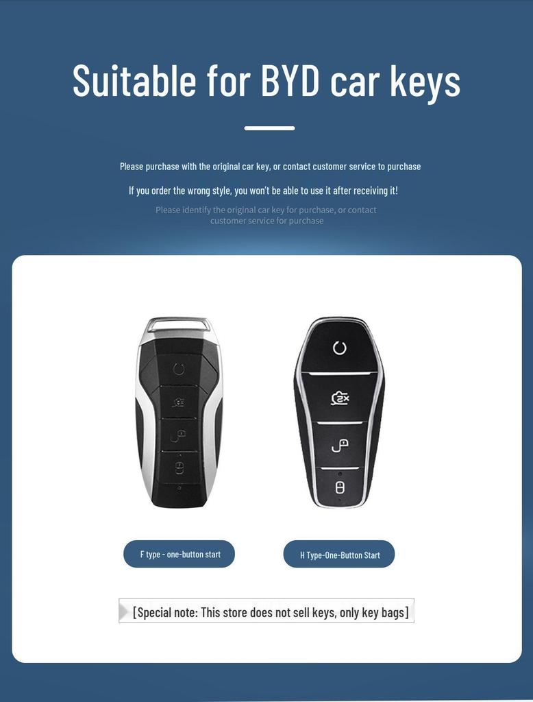 Key Cover for BYD: Song Plus, Seal 06, Sea Lion 07, Qin Plus DMI, Han EV, Song L, Song Yuan Plus
