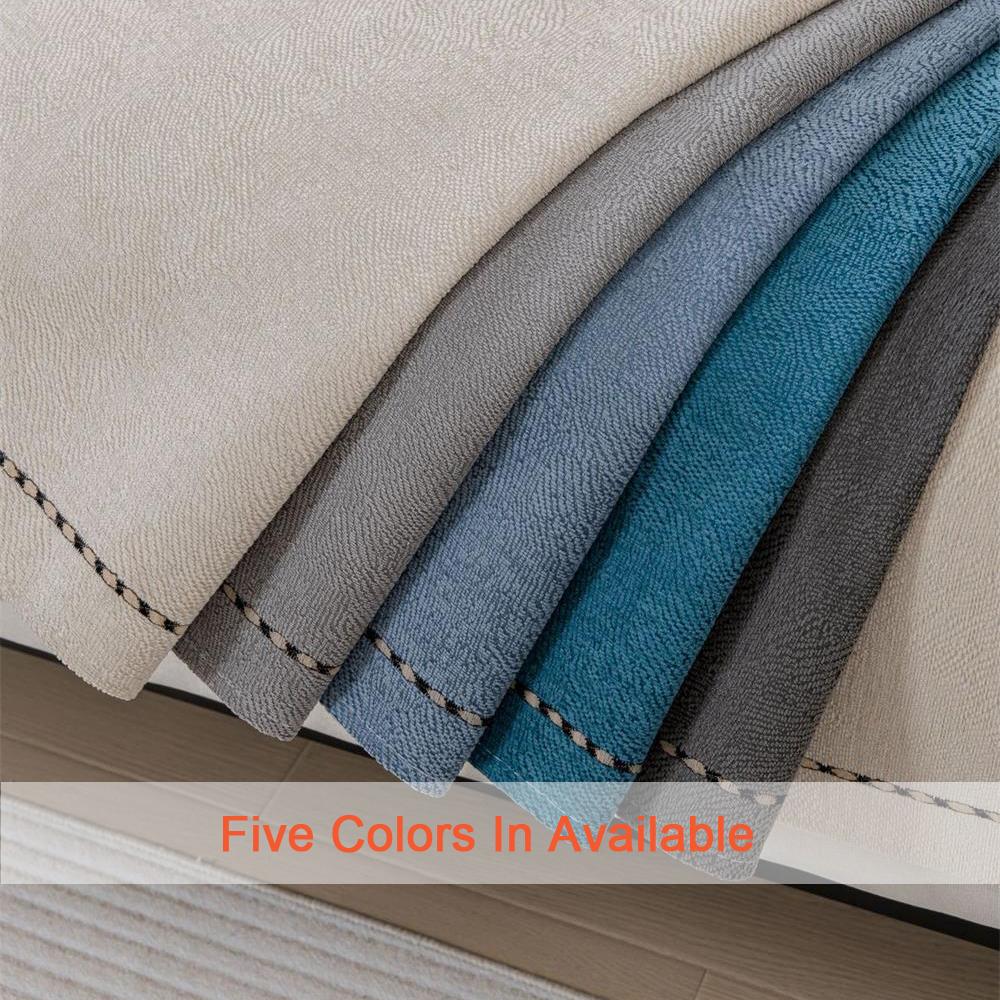 Chenille Sofa Covers Solid Cowboy Blue Sofas Towel Couch Cover Universal Non-slip Seat Pad For Living Room Home Protection Cover