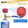 R134A Can Tap, R134A Self-Sealing and Puncture Style Refrigerant Can Tap Valves with Refrigerant Tank Adapters for Automotive Air Conditioning