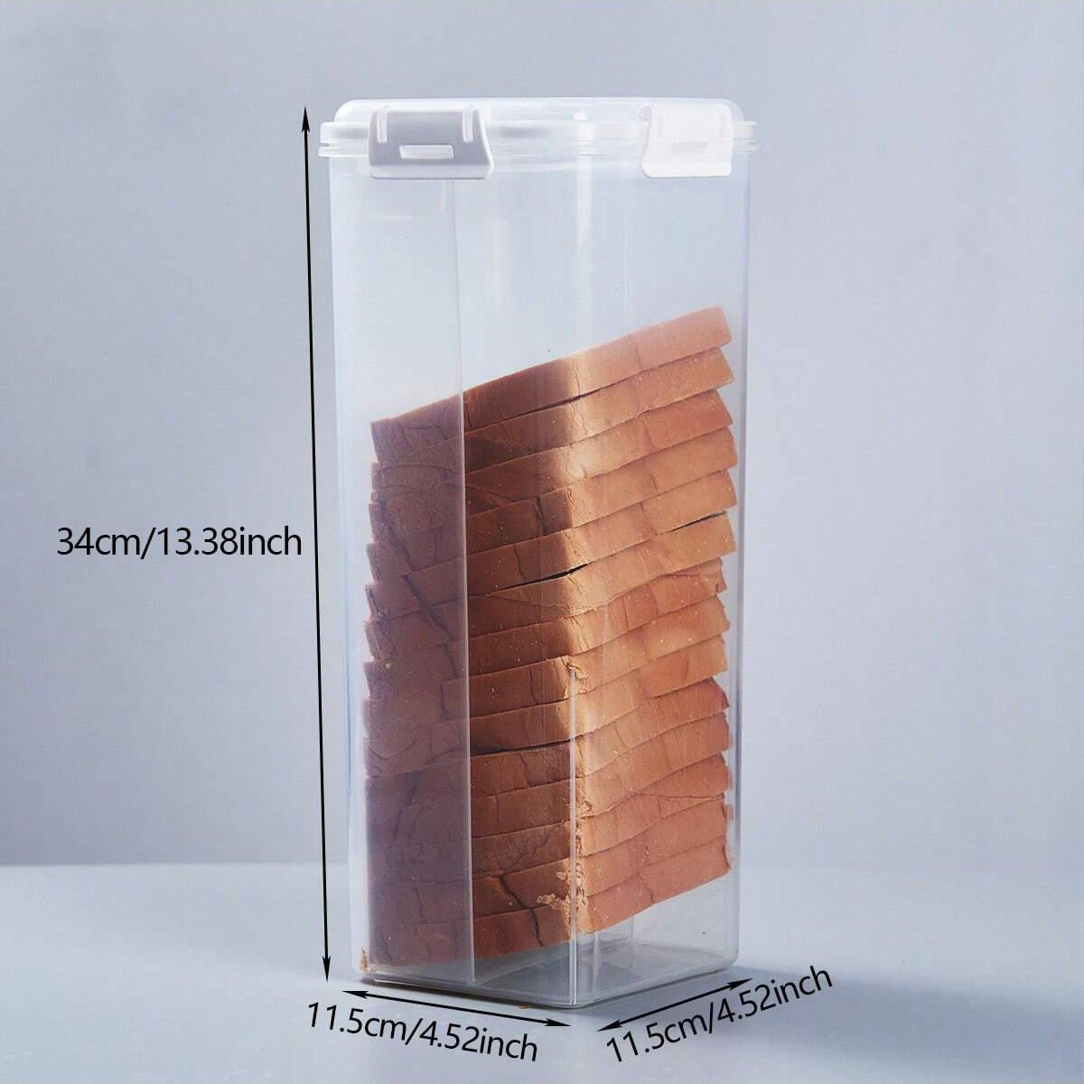 

Контейнер для хлеба, прозрачная герметичная хлебница с крышкой, держатель для сэндвичей, для домашнего хлеба, высокая емкость для хранения хлеба на кухне