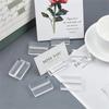 Clear Acrylic Stand Blank Table Number Stands Transparent Sign Holder  Dinner Party Seating