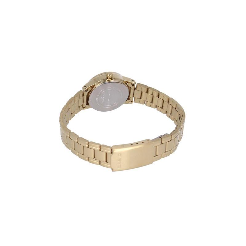 Casio STANDARD Series Simple Business Small Round Watch Small Gold Watch Casual Versatile Small Dial Date Display Waterproof Quartz LTP-V002G-9B3
