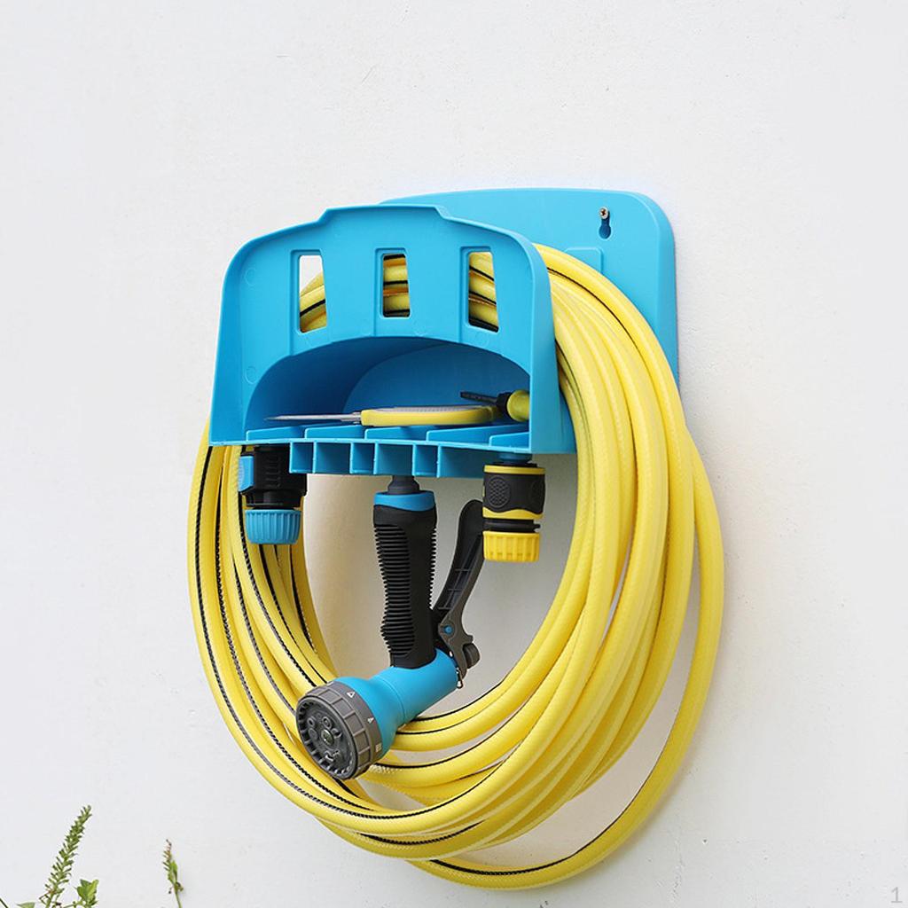 Garage Storage Garden Hose Bracket Organizer Indoor Outdoor Sturdy Rack