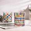 Italy Zecchin Design Colorful Crystal Old Fashioned Whiskey Glass Gothic Whisky Rock Glasses Wine Tumbler Dazzle Color Water Cup